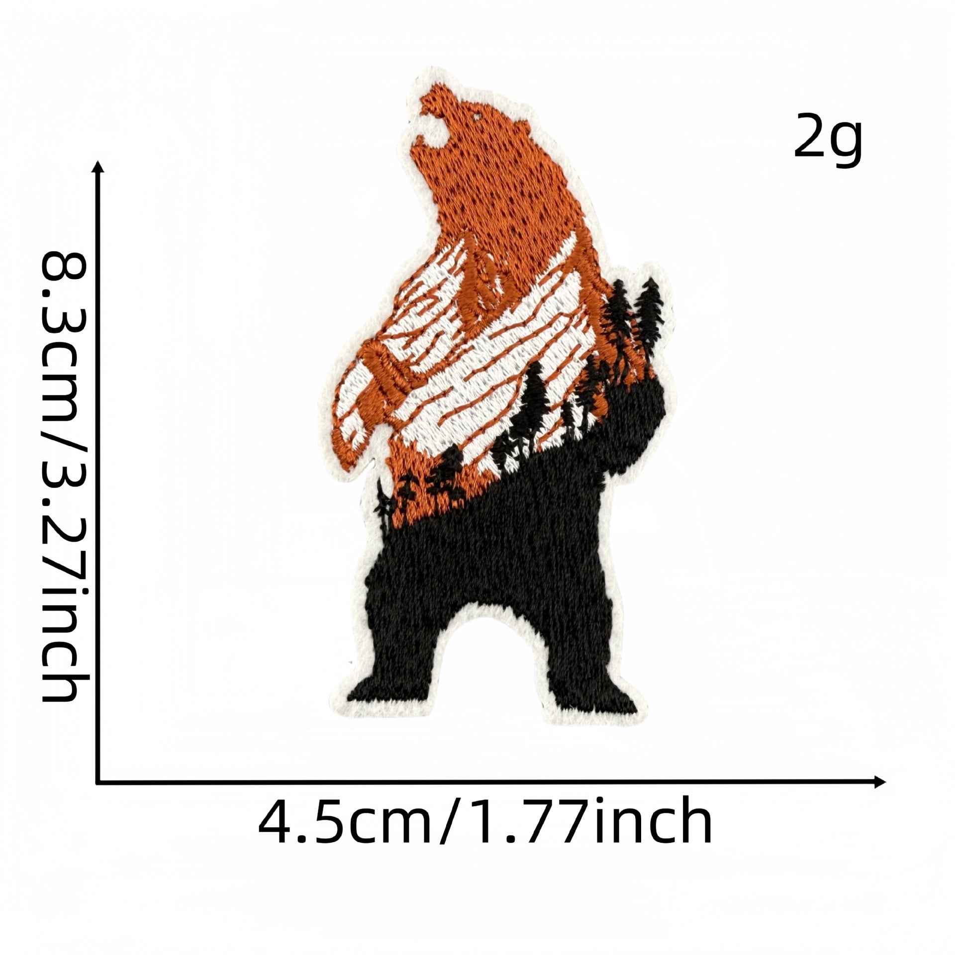Wholesale Animal bear cloth patch embroidery patch accessories